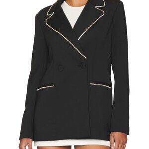 Good American Scuba Crystal Blazer